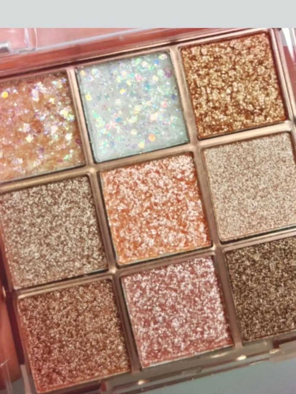 Korean Sparkle Neutral Eye Shadow Makeup Palette Highly Pigmented Long Lasting